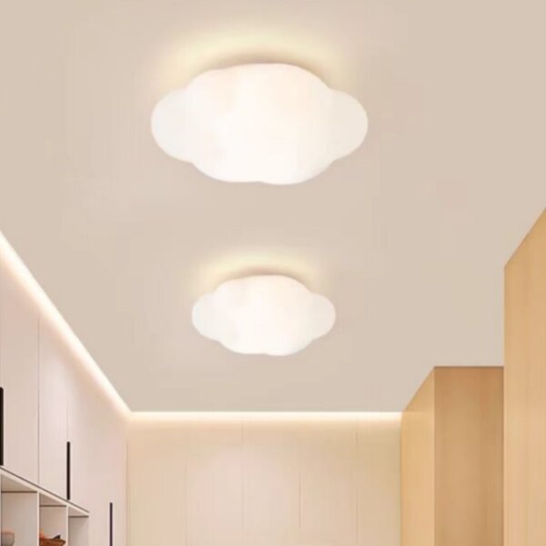 Matt White Cloud Iron Pendant Light - 图片 5