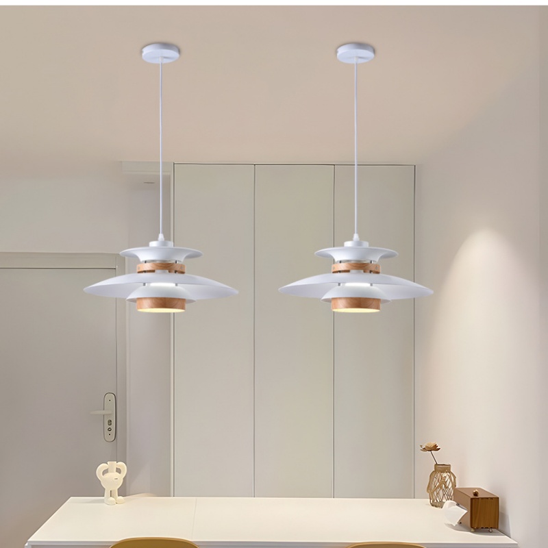 E27/E26 Adjustable Aluminum Pendant Lamp - 图片 5
