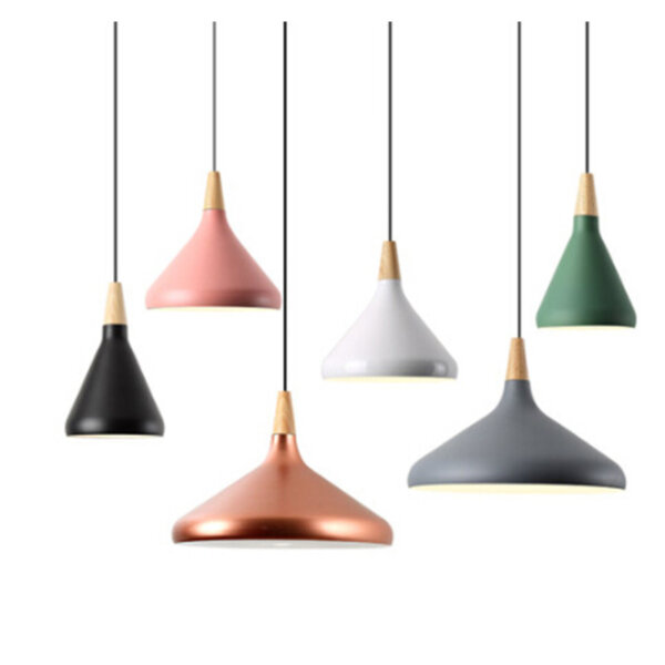 Gold Silver White Gray Pendant Lamp - 图片 6
