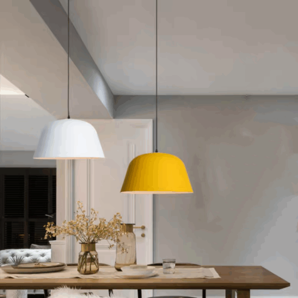 Pink Green Gray Black White Yellow Pendant Lamp - 图片 6