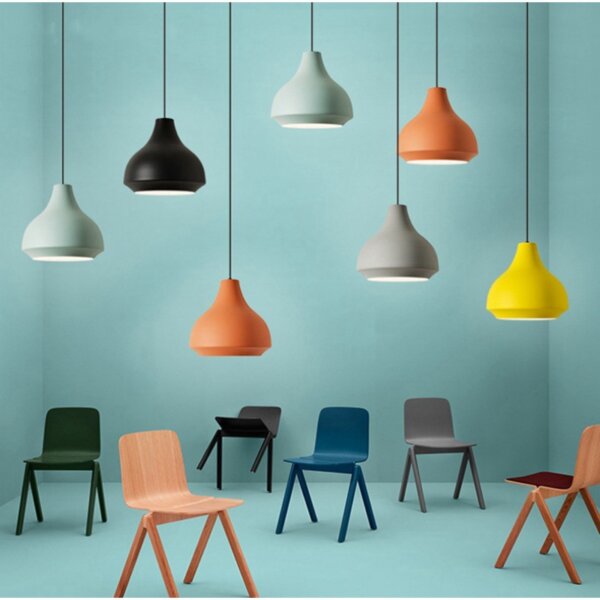 D28/35cm Simple Basket Shade Pendant Light - 图片 6
