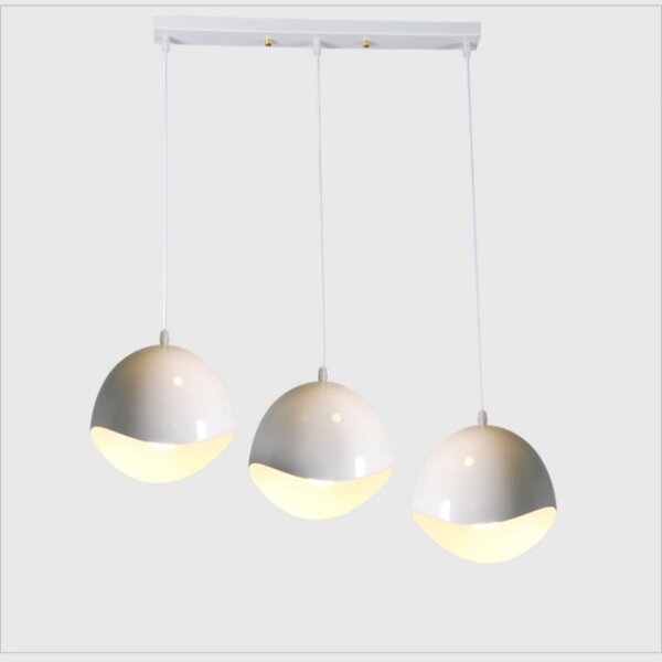 D20cm Round Metal Pendant Light - 图片 6