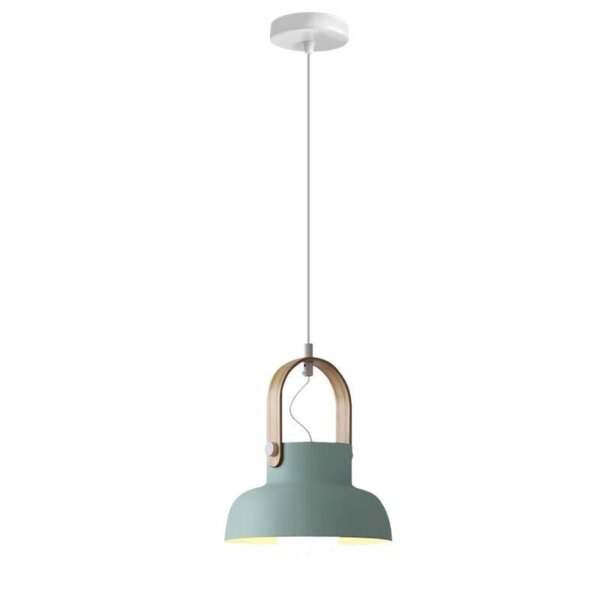 E27 Round Aluminum Colorful Pendant Light - 图片 6