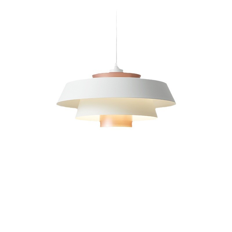 D30cm Round Black White Pendant Light - 图片 6