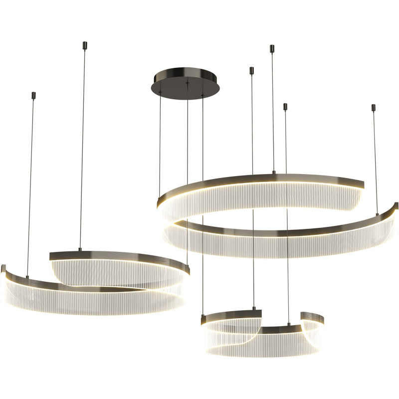 Circle Acrylic Translucent Pendant Lamp - 图片 6