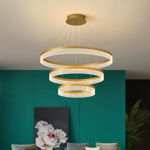 D40/60/80cm Aluminum Acrylic Pendant Lamp