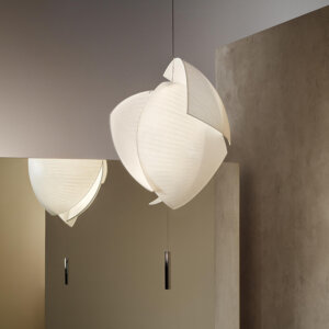 E27 Acrylic PT Fabric Hanging Pendant Lamp