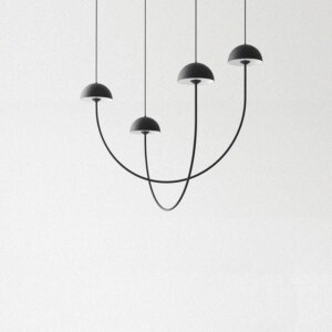 Simple Lines Black Pendant Light