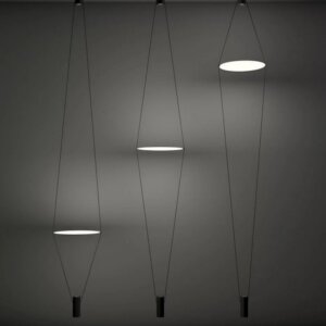 1-3 Heads Acrylic Iron Long Line Pendant Lamp