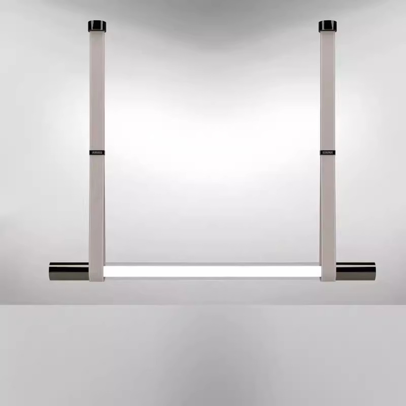 Aluminum Strip Glass LED Pendant Light