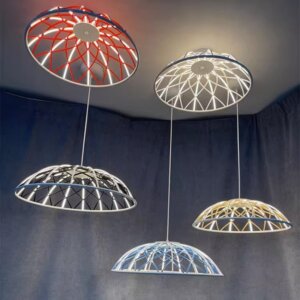 5 Heads Round Colorful Pendant Lamp