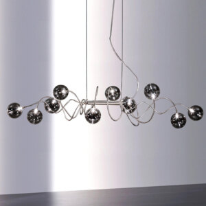 G4 Stainless Steel Glass Ball Pendant Lamp