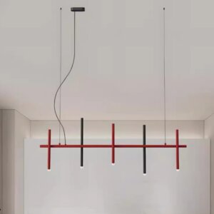 G4 Acrylic Iron Linear Pendant Lamp