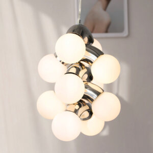 G9 Stainless Steel Glass Pendant Light