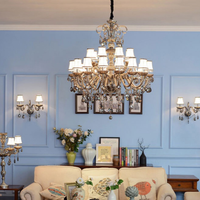 Transparent Crystal Big Chandelier - 图片 3