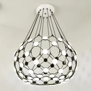 Crystal Iron Acrylic LED Pendant Lamp