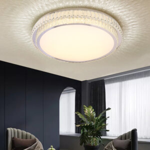 Chrome Crystal Acrylic Ceiling Lamp