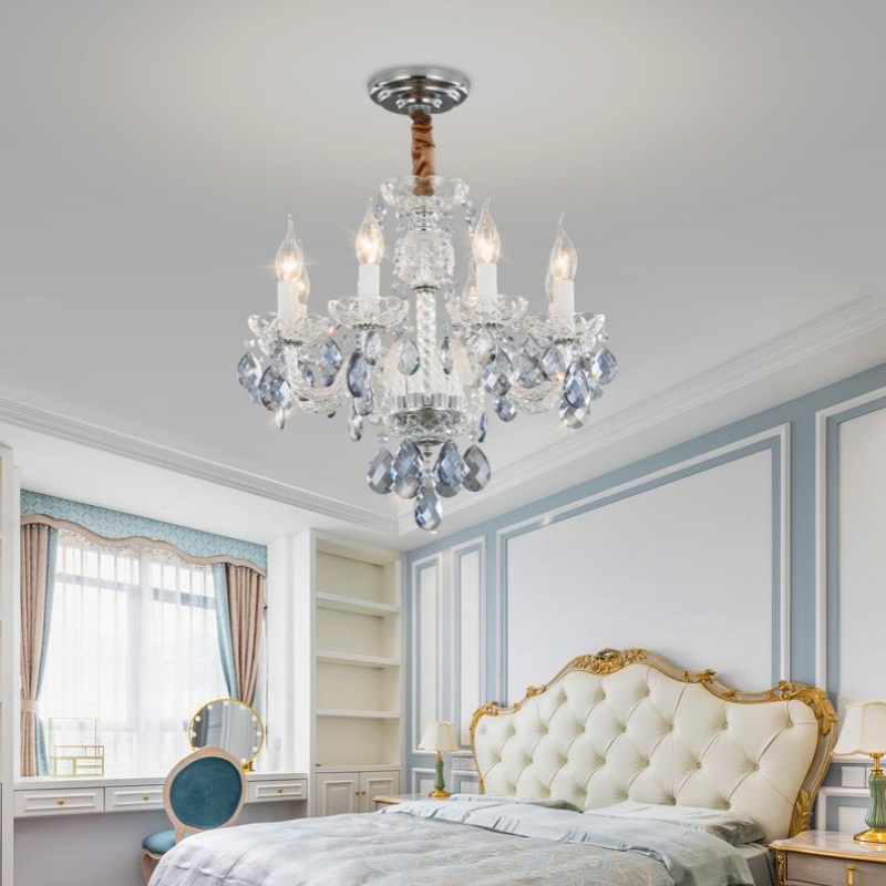 K9 Crystal Clear Gold Chandelier - 图片 5