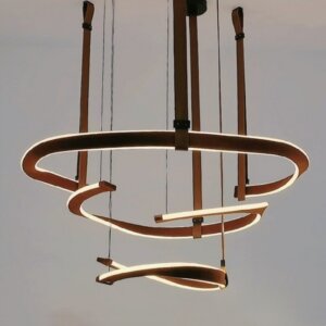 Nordic Creative Art Leather Pendant Lamp