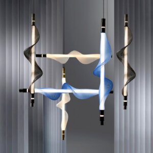 1-6 Heads Aluminum Acrylic LED Pendant Light