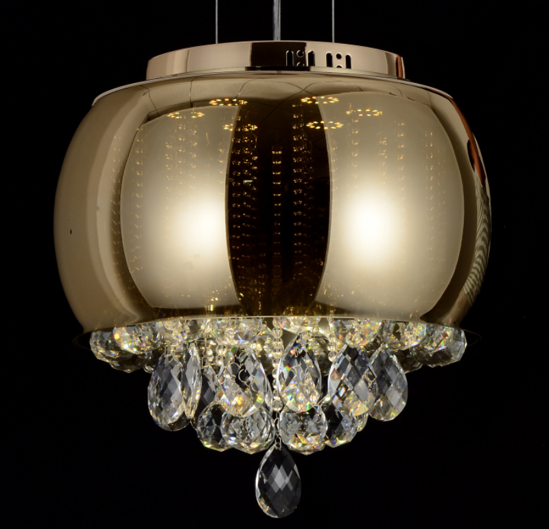 E14 Glass Crystal Pendant Lamp - 图片 5