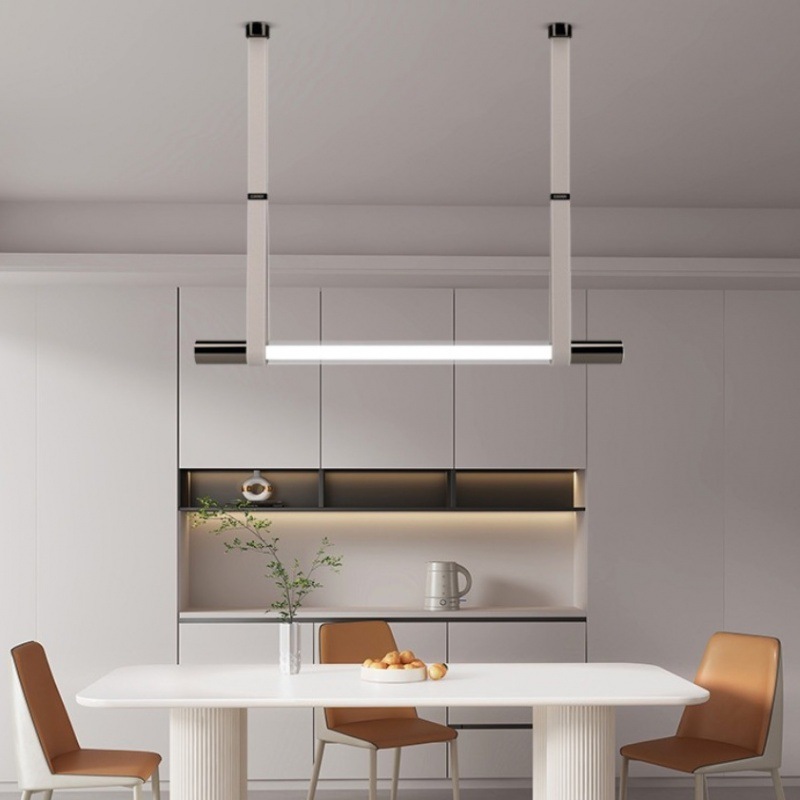 Aluminum Strip Glass LED Pendant Light - 图片 5