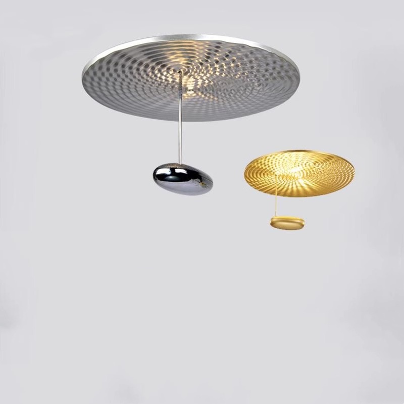 Art Gold Chrome Metal Pendant Light - 图片 5