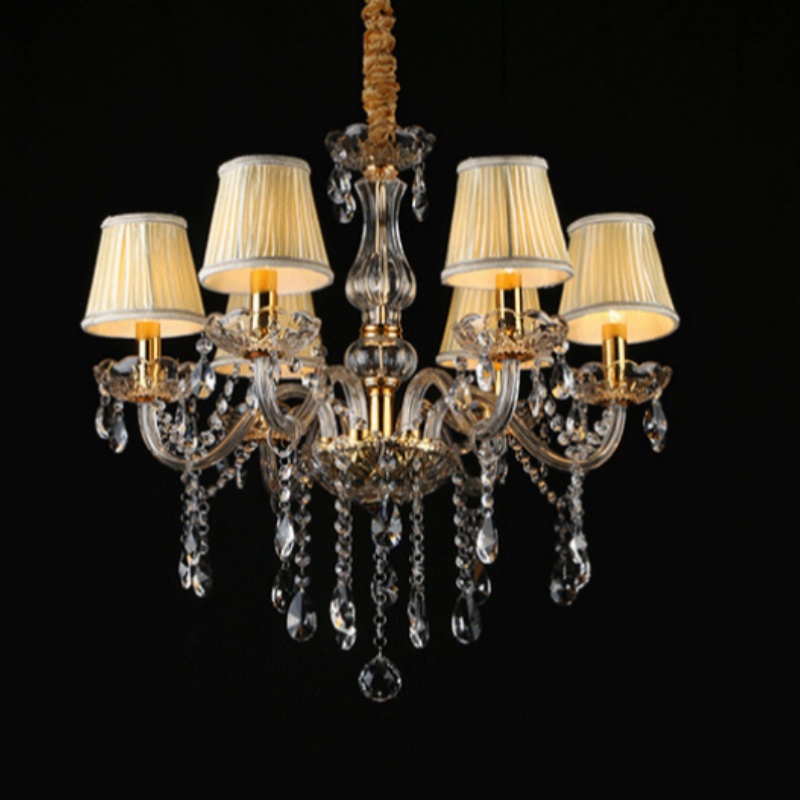 Gold Crystal Candle Chandelier - 图片 5