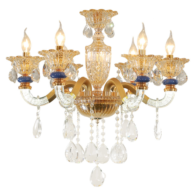 Large Crystal Glass Chandelier - 图片 6