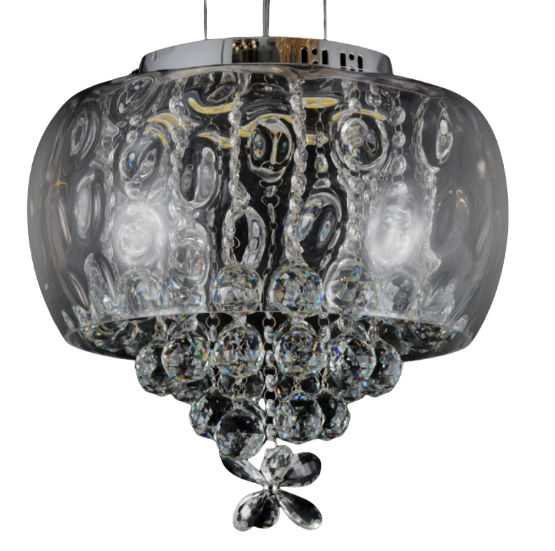 E14 Glass Crystal Pendant Lamp - 图片 6