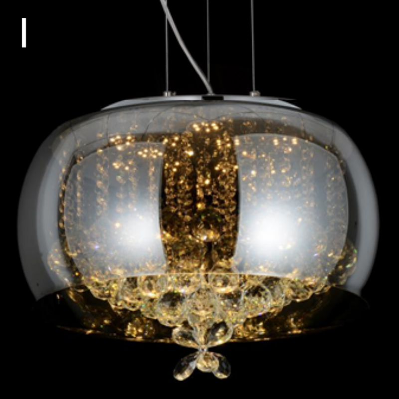 E14 Glass Crystal Pendant Lamp - 图片 15