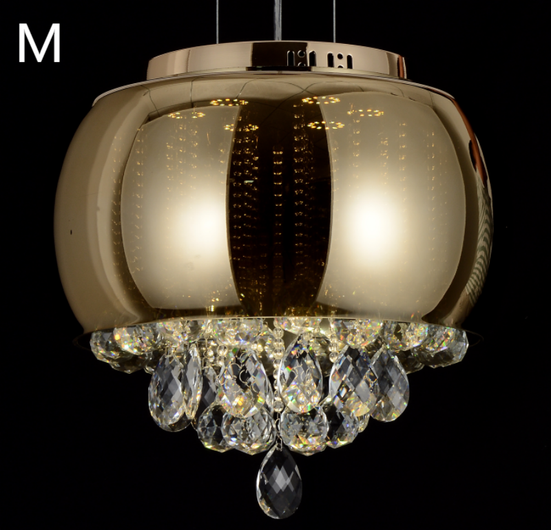 E14 Glass Crystal Pendant Lamp - 图片 19