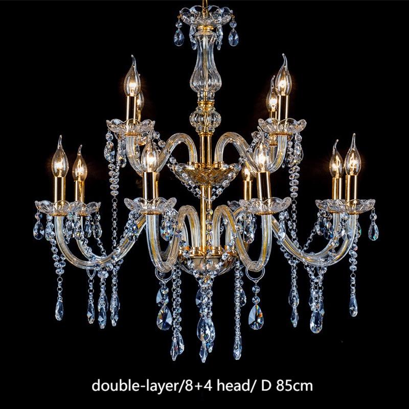 Gold Crystal Candle Chandelier - 图片 10