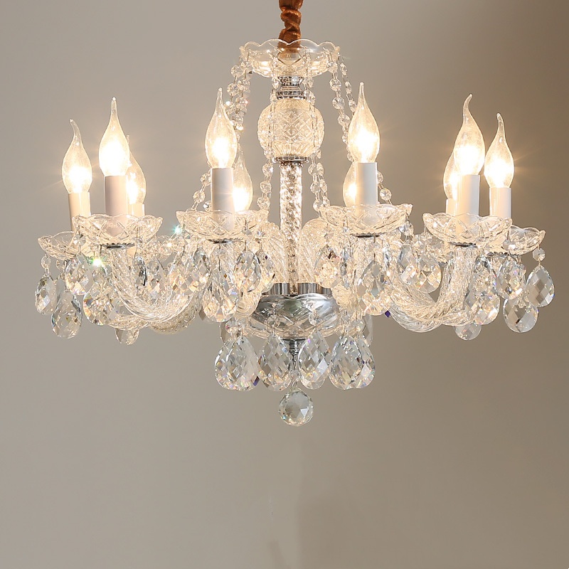 K9 Crystal Clear Gold Chandelier - 图片 8