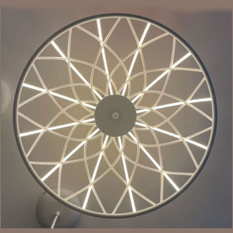 5 Heads Round Colorful Pendant Lamp - 图片 7